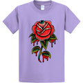 NEW Art Society EYEBALL ROSE LAVENDER Tee Shirt SMALL-4XLARGE MADE IN USA