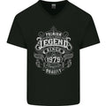 Premium Legend 47th Birthday 1979 Mens V-Neck Cotton T-Shirt