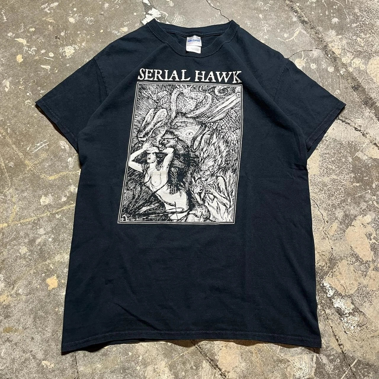 Y2K Serial Hawk Grunge Band T-Shirt