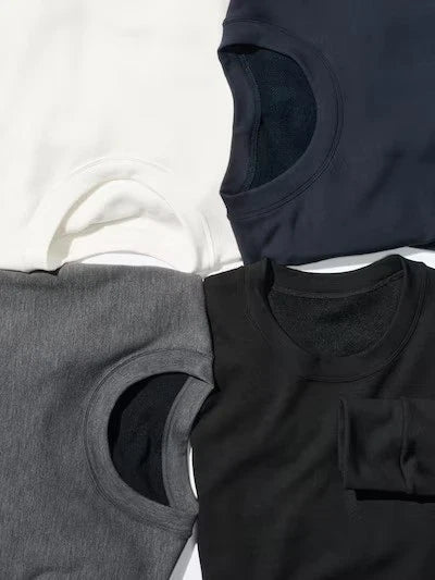 UNIQLO HEATTECH Ultra Warm T-Shirt Crew-Neck Long-Sleeve XS-4XL Men 479525 NWT
