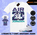 Tee Shirt Matching AJ 5 Grape 2025 To Match Sneaker Vintage Air MJ 23 T-Shirt