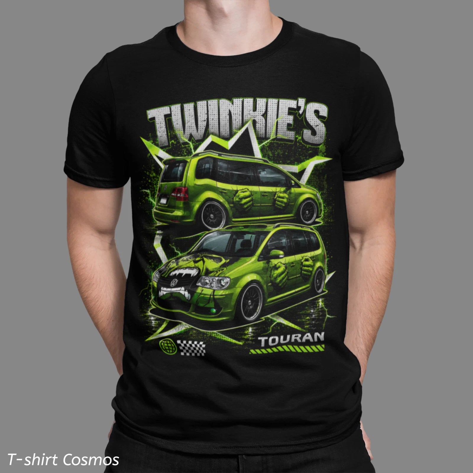 Twinkies Green monster Racing T-shirt, Fast & furios JDM Street Drifting style