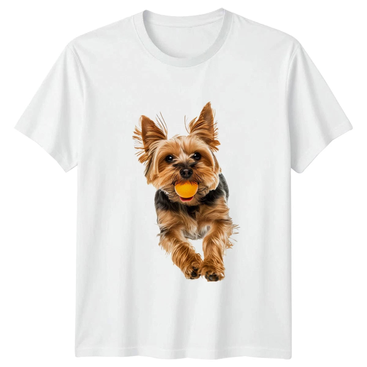 Yorkshire Terrier Yorkie With Ball T-Shirt Yorkie Dog Birthday Gift For Him Her
