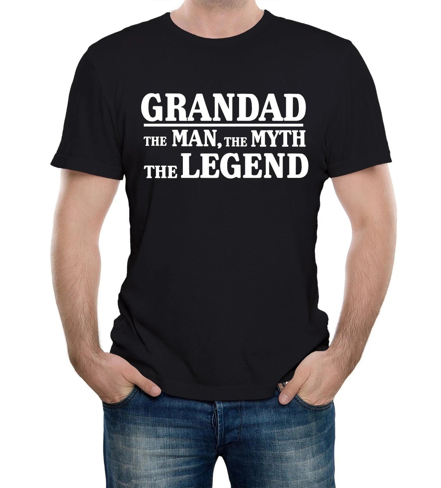 Grandad the Legend T-Shirt - Funny t shirt grandpa dad gift joke fathers day