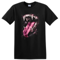 Fang Teeth Tongue Graphic Design T Shirt for Animal Lovers w/ Creative Tee