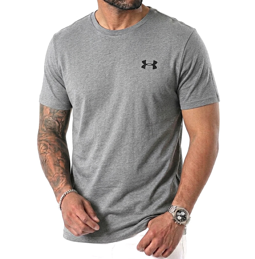 Under Armour Men's Soft Organic 100% Cotton T-shirt Grey Colour