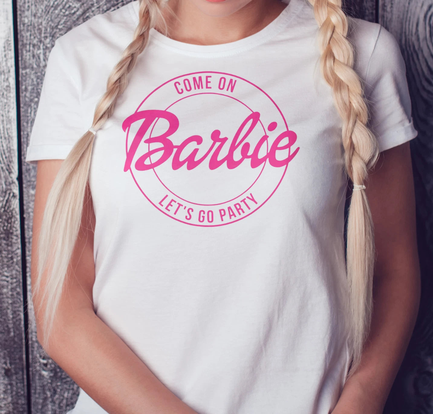 Come On Let's Go Party Shirt - Trendy Birthday Tee for Girls - Doll T-Shirt Gift