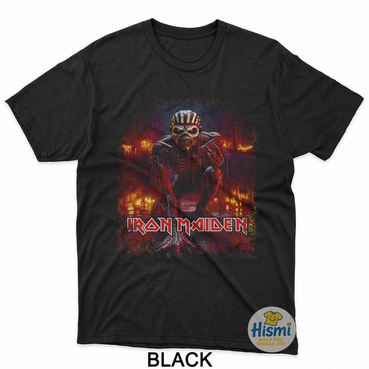 Vintage Rock Skeleton Demon Streetwear T-Shirt