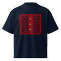 Unisex organic oversized Imperial Hussar Oversized Graphic T-Shirt