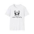 Cute Dog Quote T-Shirt, Wash My Belly Tee, Pet Lover Gift, Meme Pibble,
