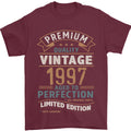 Premium Vintage 29th Birthday 1997 Mens T-Shirt 100% Cotton