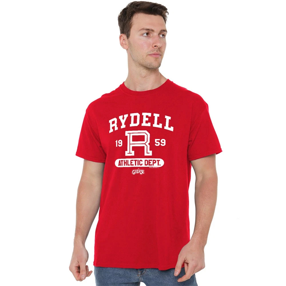 Grease Rydell High T-Shirt S-4XL, Red