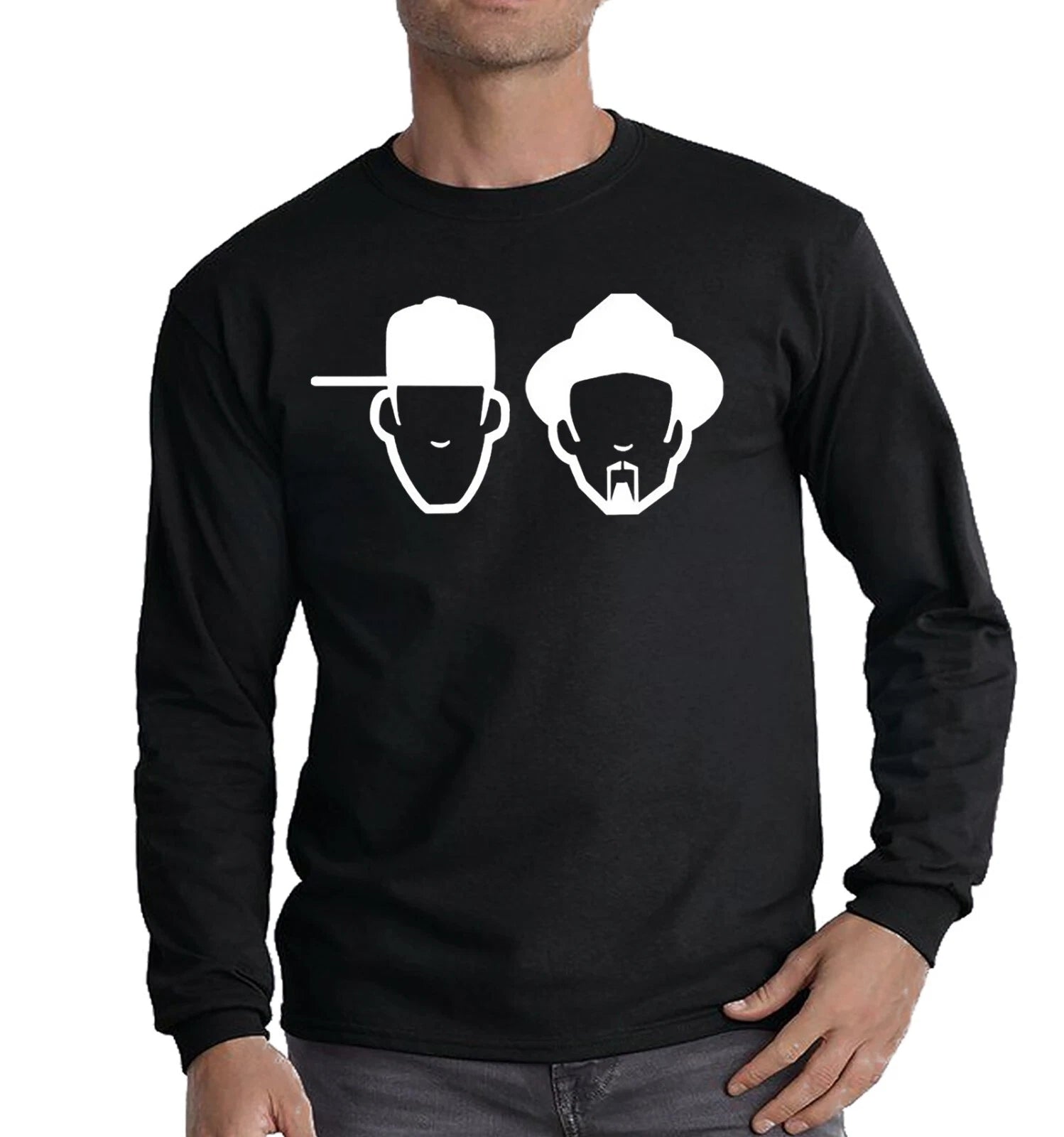 Masters At Work Long Sleeve T-Shirt Men's To Be In Love House Gangster Logo Top