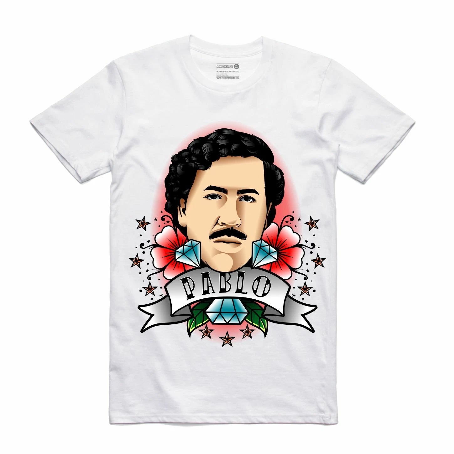 NEW Streetwear on Demand PABLO MEMORIAL WHITE Tee Shirt SMALL-3XLARGE LIMITED