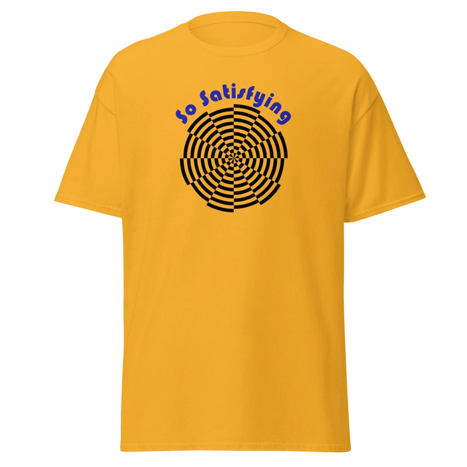 So Satisfying Custom Funny Novelty Graphic T-Shirt - Gift ASMR Joke Party Style
