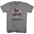 Woodstock 1969 Circle Logo Men's T Shirt Rock & Soul Music Merch