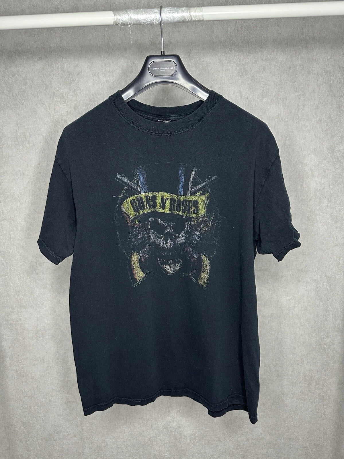 Guns N Roses Vintage Y2K T Shirt Size L Mens Band Black