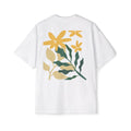 Men's Heavy Oversized Tee With Floral Print