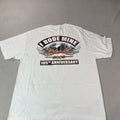 Y2K Biker Shirt Mens XL White I Rode Mine Milwaukee 2008 105th Anniversary Tee