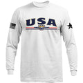 United States of America USA American Pride Patriot Patriotic Long Sleeve
