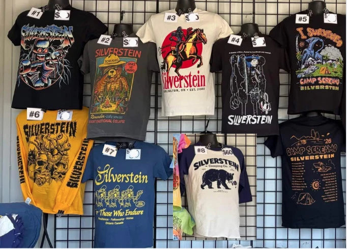 Silverstein Shirt Camp Screamo Concert Tour Merch 2026 Reprint