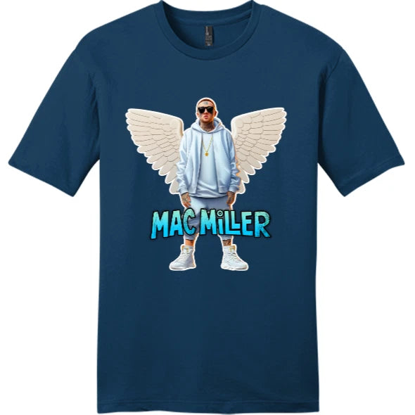 NEW Art Society RAP ICON ANGEL NEPTUNE BLUE Tee Shirt SMALL-4XLARGE MADE IN USA