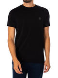 Timberland Men's Slim Fit Embroidered Logo T-Shirt, Black