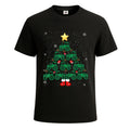 Tractor Christmas Tree Tractor Lover Farmer Mens T-Shirt Party Novelty Tee Top