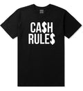 Kings of NY Cash Rules Streetwear Graphic Printed T-Shirt New York Brand NYC