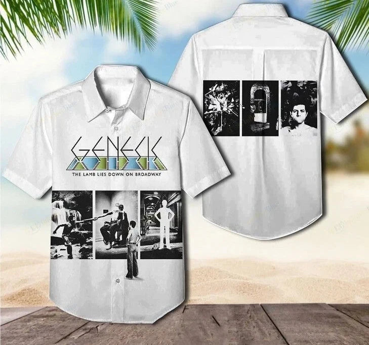 Hawaiian Shirt The Lamb Lies Down On Broadway Genesis BAND All sizes XZ1569