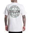 SULLEN CLOTHING CREATIVE CORP LOGO WHITE GREEN STANDARD T-SHIRT (S-3XL)