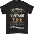 Premium Vintage 60th Birthday 1966 Mens T-Shirt 100% Cotton