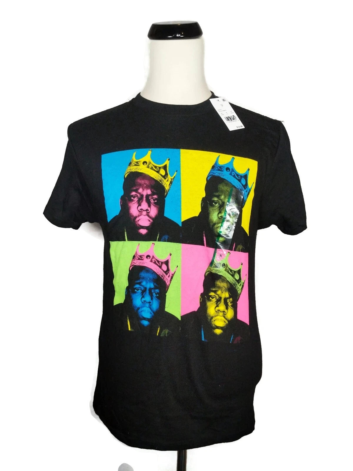 The Nortorious B.I.G. Short Sleeve Graphic Crew Neck T-Shirt Size M