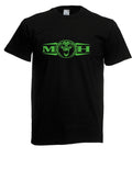 Mens Masters of Hardcore Gabber Neon Green T-Shirt Size up to 5XL