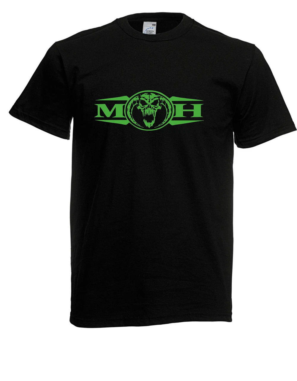 Mens Masters of Hardcore Gabber Neon Green T-Shirt Size up to 5XL