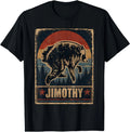 Retro Vintage Jimothy Raccoon Meme Raccoon Feral Trendy T-Shirt