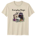 Everyday Magic Boho Skull Book Celestial T-Shirt