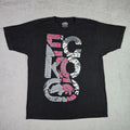 Vintage Y2k Ecko Unltd. T Shirt Men's Size XL Black Big Logo Graphic 2000s Rhino