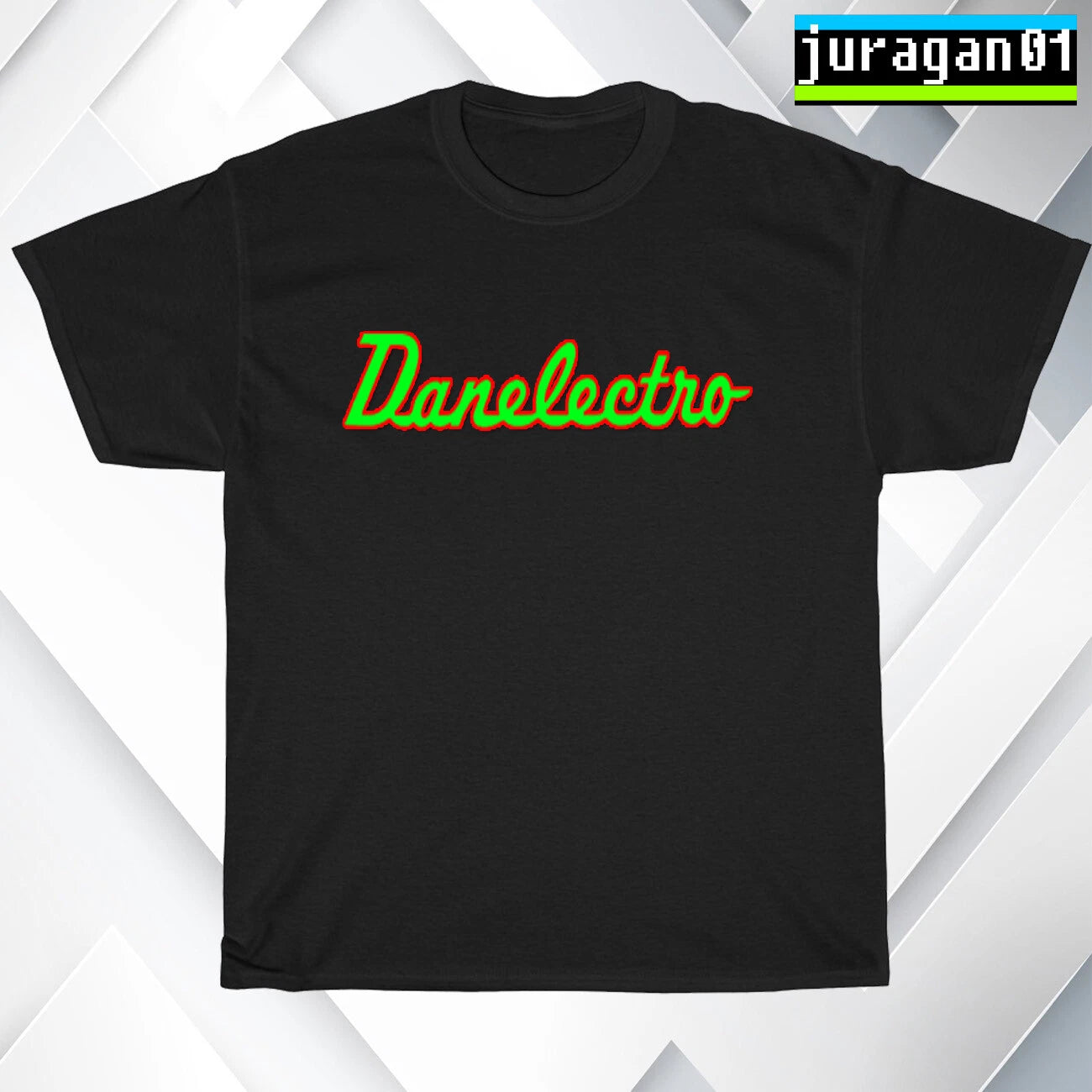 New Danelectro Guitars T-Shirt Logo Many Colors Size S to 5XL Made in USA