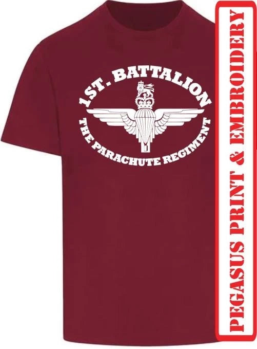 The Parachute Regiment - Printed T-shirt - 1, 2, 3, 4, 10, 15 Para Battalions