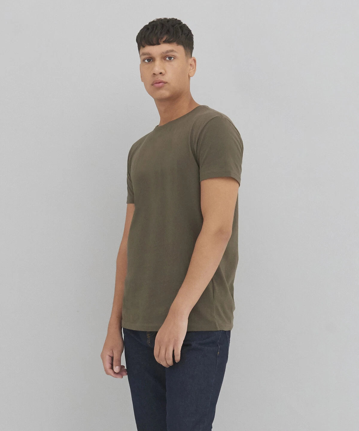Organic Cotton Cascade Tee Plain Stylish T-shirt Mens Top EA001 AWDis Ecologie
