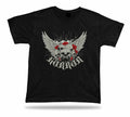 Devil Skeleton Skull Roses modern stylish t shirt tee design birthday apparel