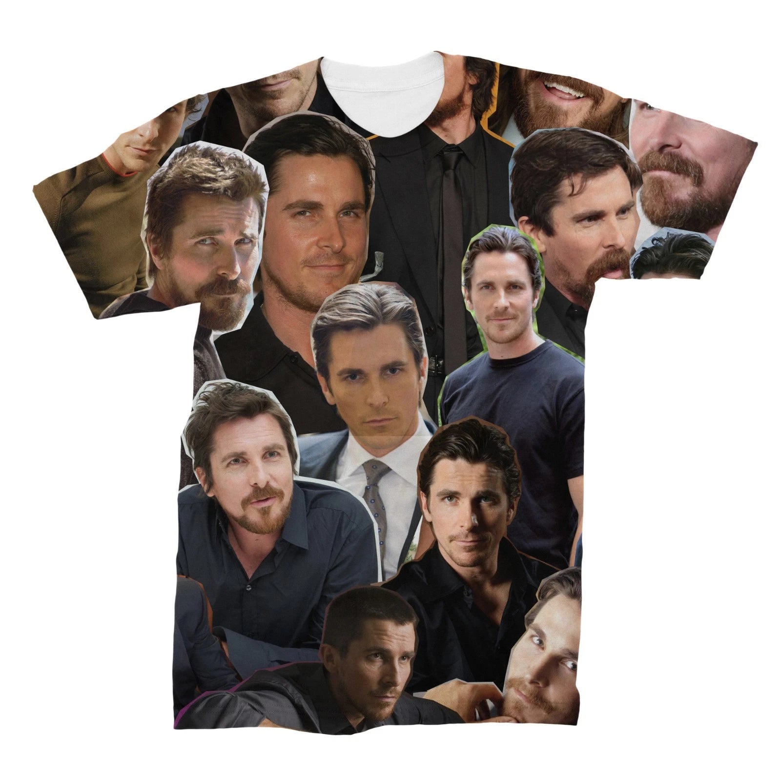 Christian Bale Collage T-Shirt