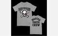 BLOOD FOR BLOOD VARSITY SKULL TEE 2SIDE GRAY COLOR SHIRT