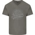Distressed 57th Birthday Made In 1969 Mens V-Neck Cotton T-Shirt