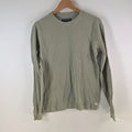 Country Road mens t shirt size XS sage green long sleeve cotton 127323