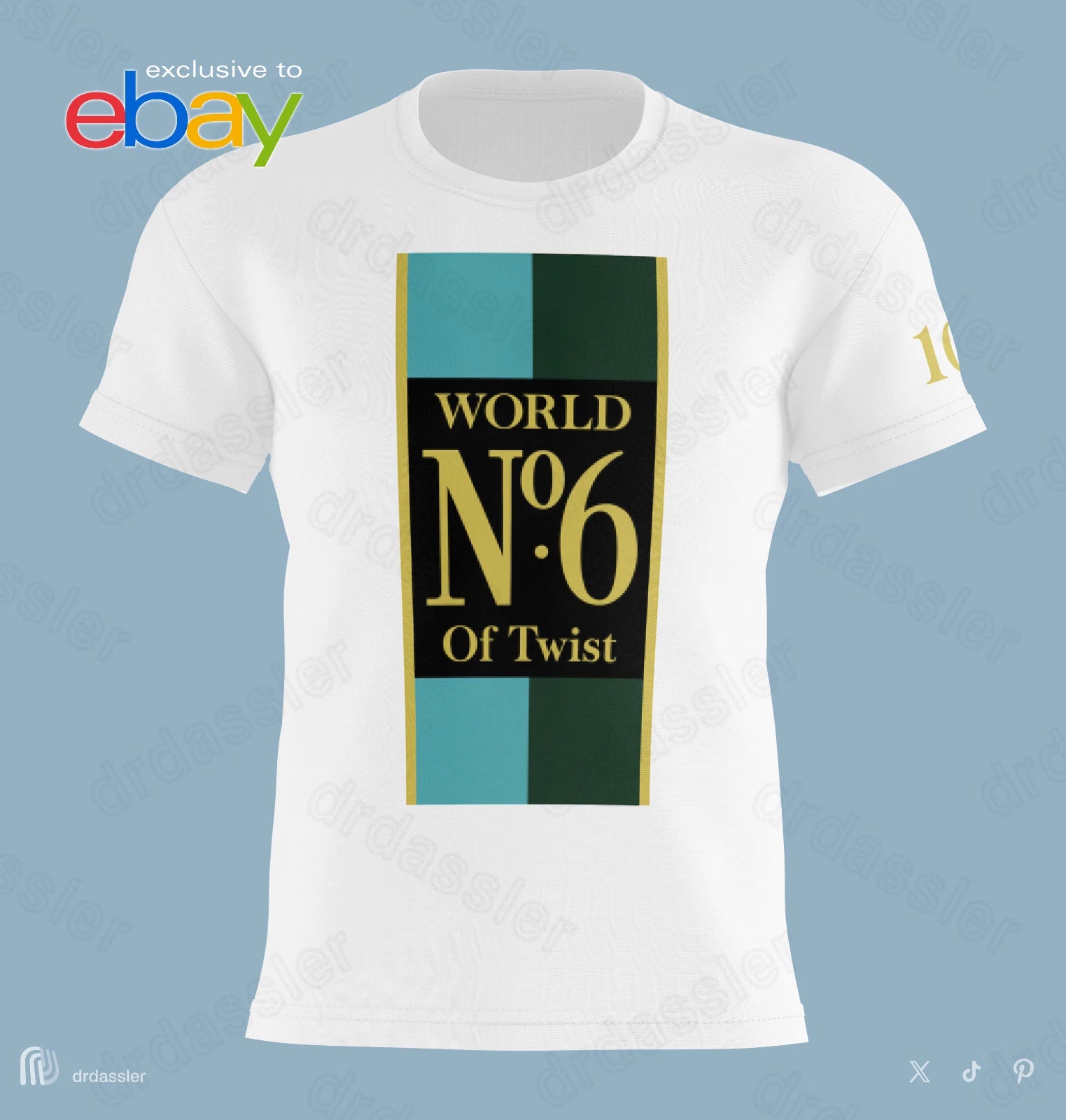 World of Twist 'No6' quality street sweets the storm tony ogden cigarettes shirt