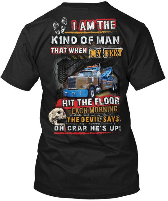 Supersoft Sarcastic Tow Truck Operator I Am Kind T-Shirt Made in USA S to 5XL