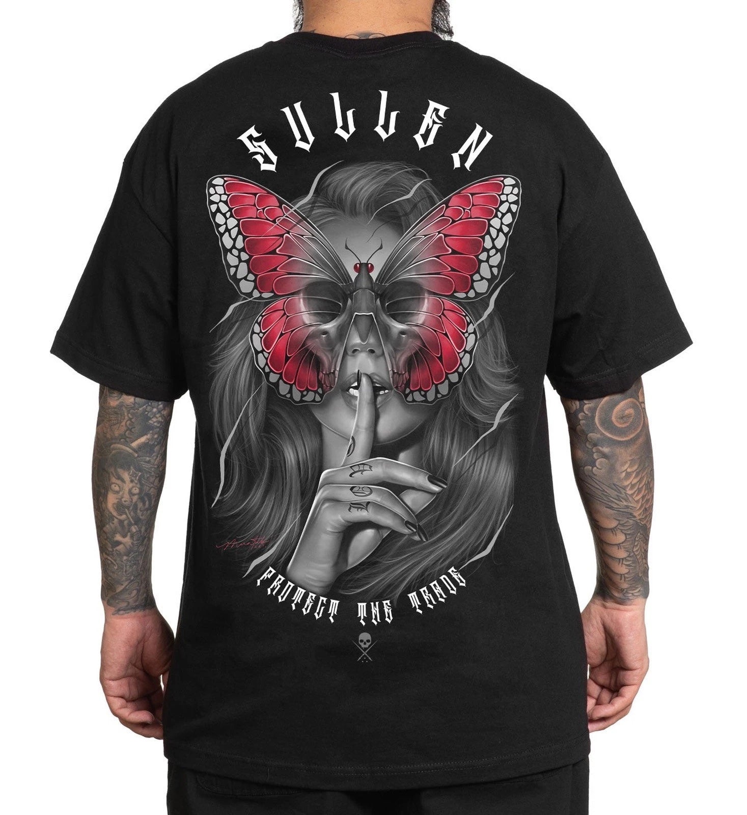 SULLEN CLOTHING SILENCE TATTOO ART STANDARD T-SHIRT
