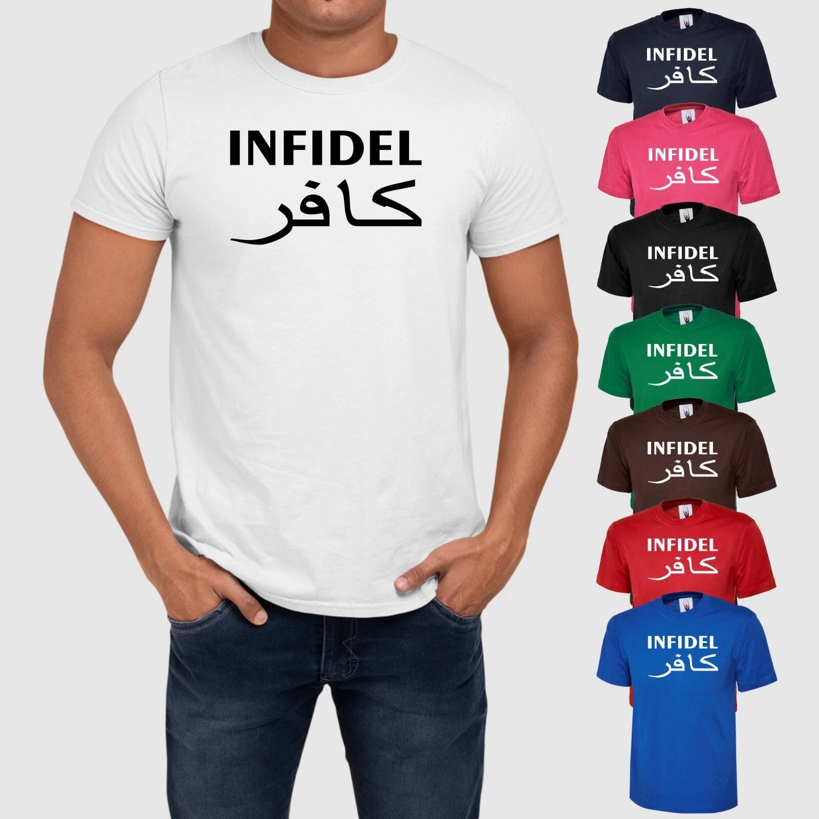 Humorous Military Tee: Infidel Shirt for English Army, Afghan Para Marine TShirt